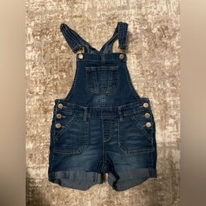Vanilla Star Dark Blue Kids shorts Overalls size 7